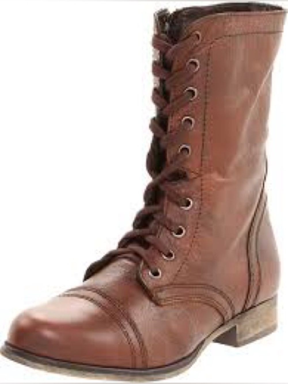 STEVE MADDEN, the Troopa leather combat boots!